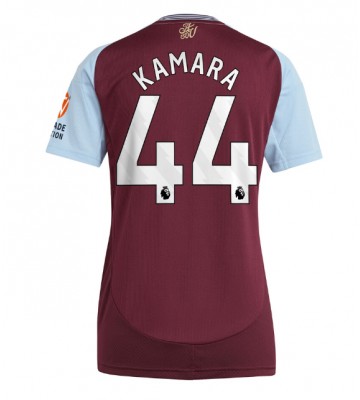 Aston Villa Boubacar Kamara #44 Hemmatröja Kvinnor 2024-25 Kortärmad